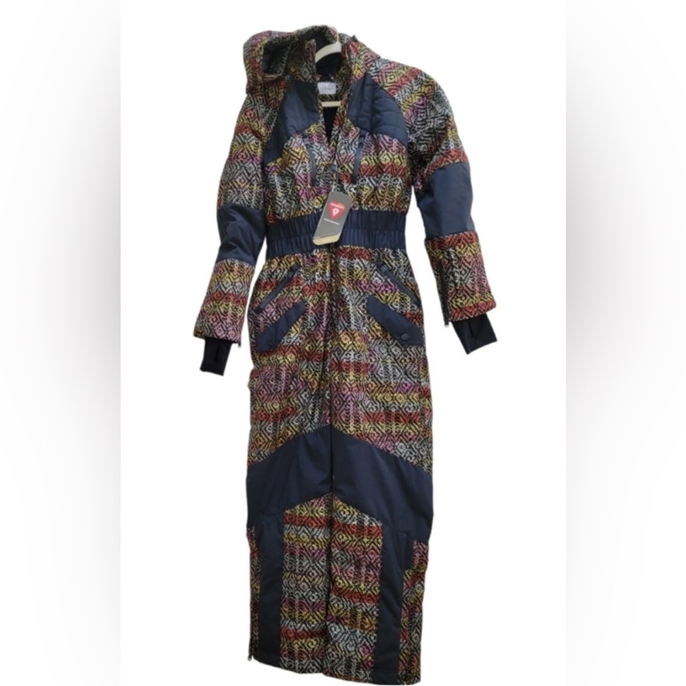 $598! Free People Movement All Prepped Jacquard Ski Suit Confetti Combo Small - Picture 5 of 5